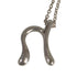 Initial N Pendant Necklace Sterling Silver