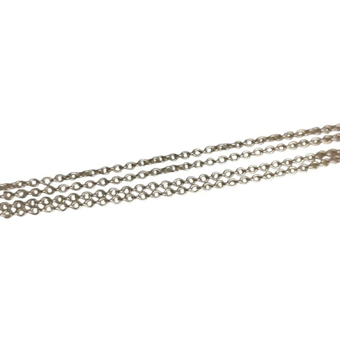 Initial N Pendant Necklace Sterling Silver