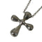 Cross Pendant Necklace Sterling Silver Small