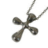 Cross Pendant Necklace Sterling Silver Small