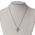 Cross Pendant Necklace Sterling Silver Small