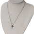 Cross Pendant Necklace Sterling Silver Small
