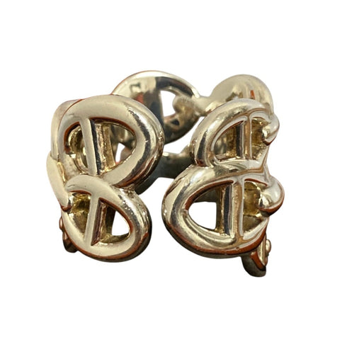 Chaine D'Ancre Enchainée Ring Sterling Silver