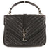 Classic Monogram College Bag Matelasse Chevron Leather Medium