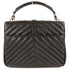 Classic Monogram College Bag Matelasse Chevron Leather Medium