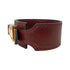 Bracelet Leather Gold Tone Medium