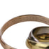 Vendome Louis Cartier Band Ring 18K Tricolor Gold