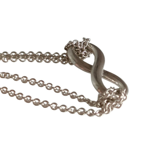 Infinity Pendant Necklace Sterling Silver