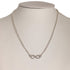 Infinity Pendant Necklace Sterling Silver
