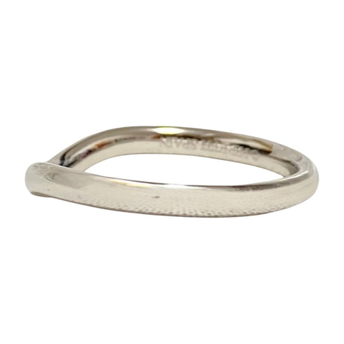 Curved Band Ring Platinum