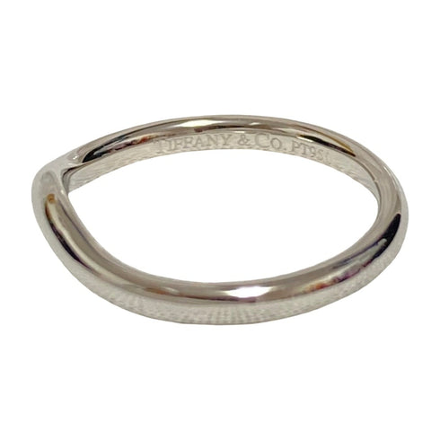 Curved Band Ring Platinum
