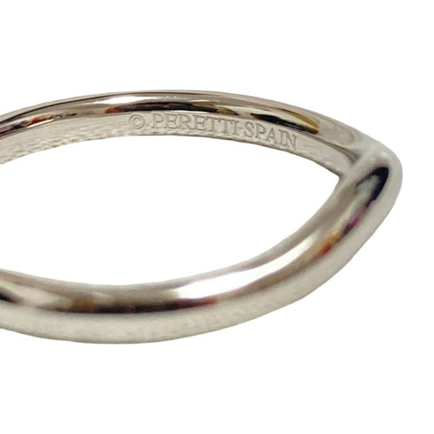 Curved Band Ring Platinum