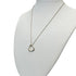 Open Heart Pendant Necklace Sterling Silver 1.5mm