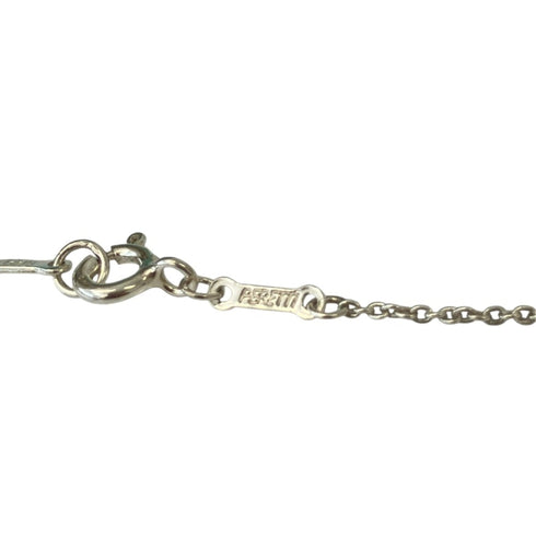 Open Heart Pendant Necklace Sterling Silver 1.5mm