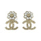 Earrings Gold-Tone Metal
