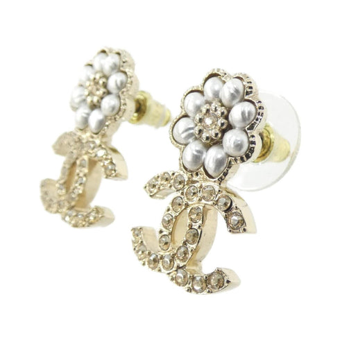 Earrings Gold-Tone Metal