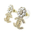 Earrings Gold-Tone Metal