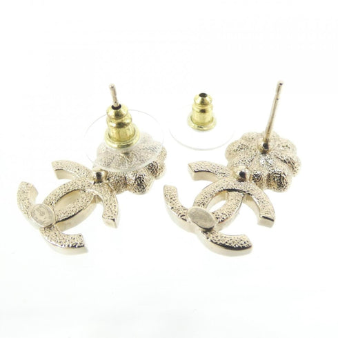 Earrings Gold-Tone Metal