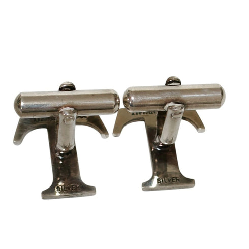 Apple Cufflinks Sterling Silver Bracelet