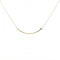 T Smile Pendant Necklace 18K Yellow Gold