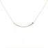 T Smile Pendant Necklace 18K Yellow Gold