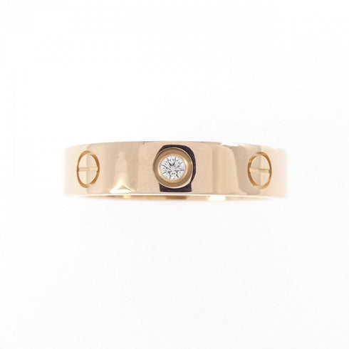 Love Ring 18K Rose Gold with Diamond Mini