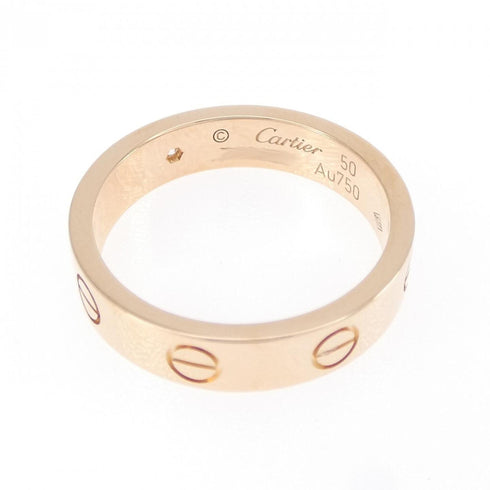 Love Ring 18K Rose Gold with Diamond Mini