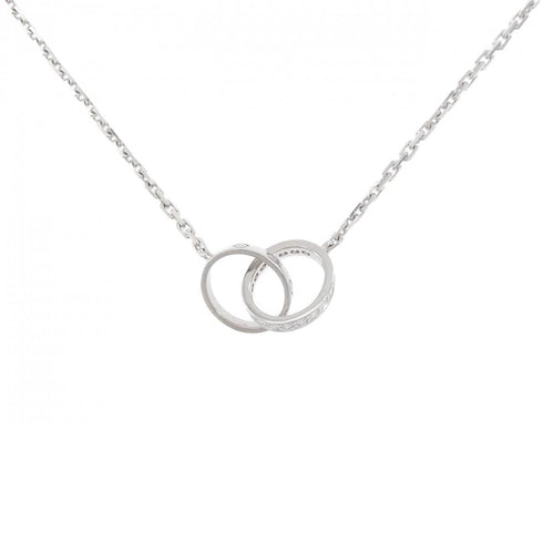 Pendant Necklace 18K White Gold and Diamond