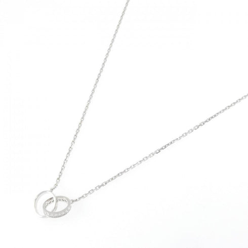 Pendant Necklace 18K White Gold and Diamond