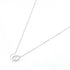 Pendant Necklace 18K White Gold and Diamond