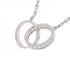 Pendant Necklace 18K White Gold and Diamond