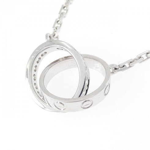 Pendant Necklace 18K White Gold and Diamond