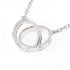 Pendant Necklace 18K White Gold and Diamond