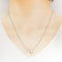 Pendant Necklace 18K White Gold and Diamond