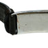 Bracelet Leather and Sterling Silver ID Plate Brown