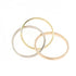 Vendome Louis Cartier Band Ring 18K Tricolor Gold