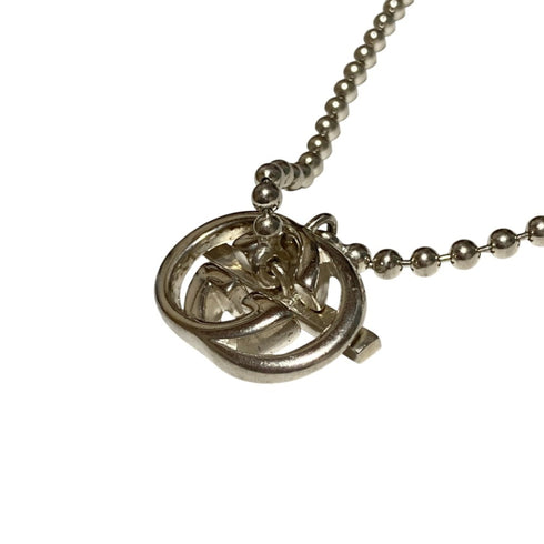 Interlocking G Pendant Necklace Sterling Silver