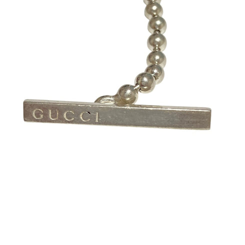 Interlocking G Pendant Necklace Sterling Silver
