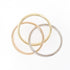 Vendome Louis Cartier Band Ring 18K Tricolor Gold