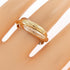 Vendome Louis Cartier Band Ring 18K Tricolor Gold