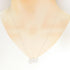 Open Heart Pendant Necklace Sterling Silver 15.4mm