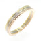 Vendome Louis Cartier Band Ring 18K Tricolor Gold