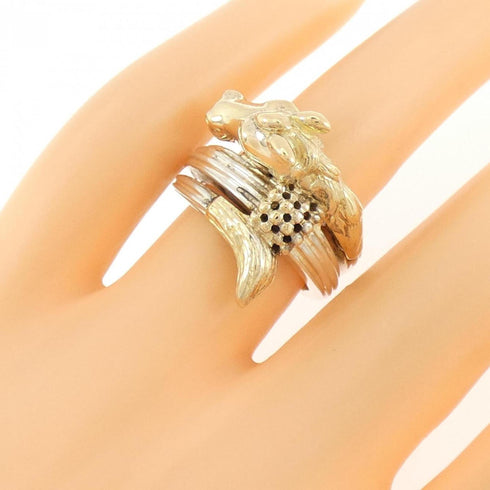 Ring Sterling Silver and 18K Yellow Gold