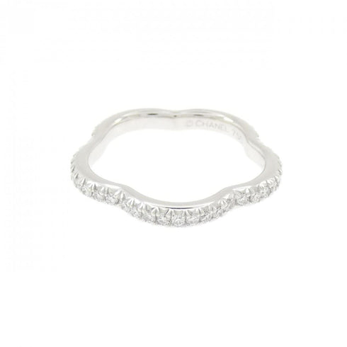 Camellia Ring 18K White Gold and Diamond