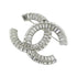 Brooch Silver with Clear Crystal