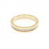 Vendome Louis Cartier Band Ring 18K Tricolor Gold