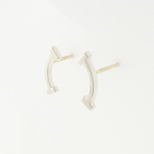 T Smile Pendant Necklace Sterling Silver Earrings Sterling Silver