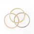 Vendome Louis Cartier Band Ring 18K Tricolor Gold