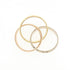 Vendome Louis Cartier Band Ring 18K Tricolor Gold