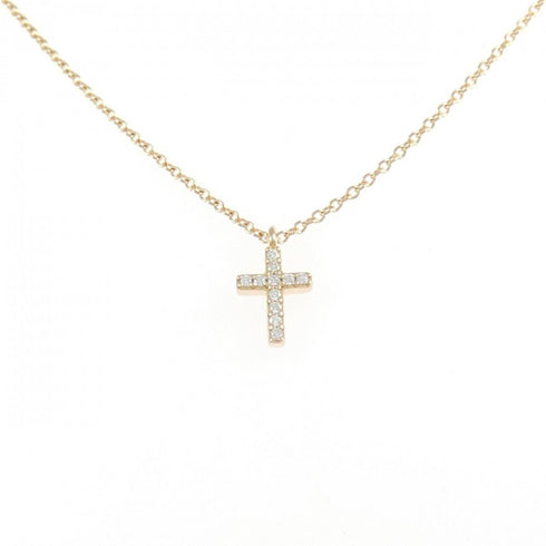 Pendant Necklace 18K Rose Gold Mini with Diamond